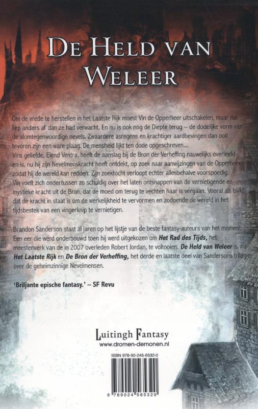 De held van weleer achterkant