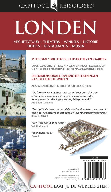 Londen / Capitool reisgidsen achterkant