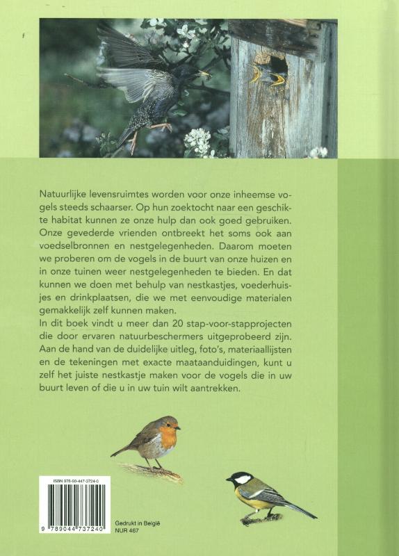 Bouw zelf het juiste nestkastje achterkant