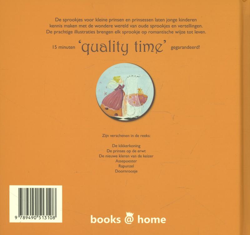 Sprookjes voor kleine prinsen en prinsessen 6 - Doornroosje achterkant