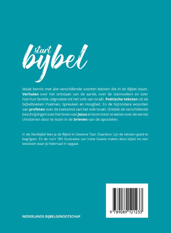 Startbijbel achterkant