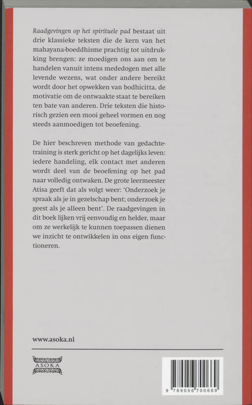 Raadgevingen Op Het Spirituele Pad achterkant