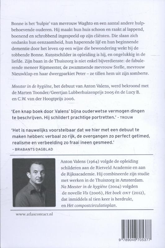 Meester in de hygiëne achterkant