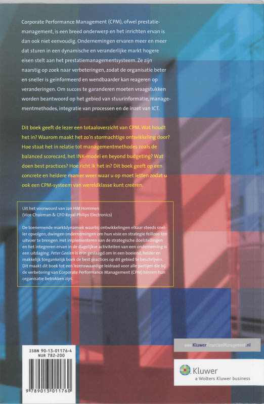 Corporate Performance Management achterkant