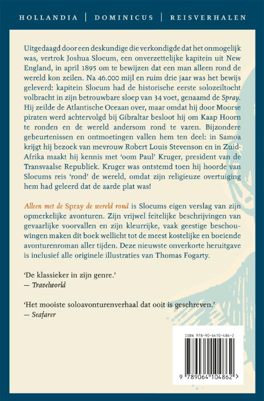 Alleen met de "Spray" de wereld rond achterkant