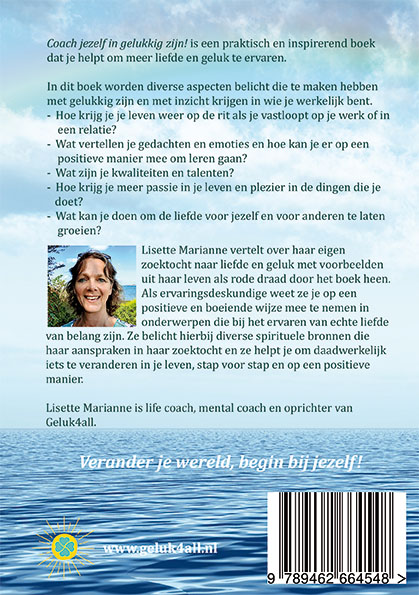 Coach jezelf in gelukkig zijn! 1 - Coach jezelf in gelukkig zijn! achterkant