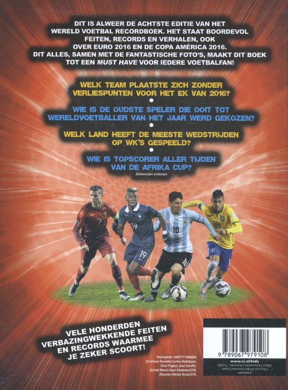 Wereld voetbal recordboek 2017 achterkant