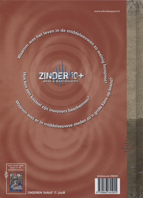 Zinder 10+ Mens en maatschappij - Helden en hulpelozen achterkant