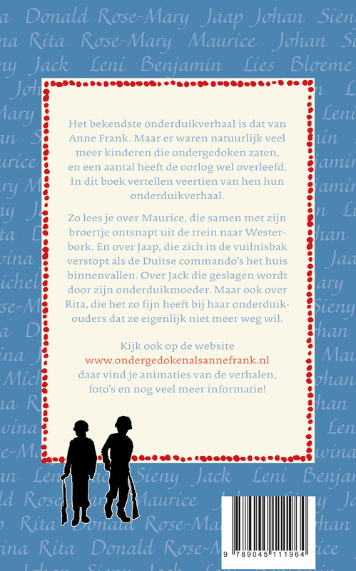 Ondergedoken als Anne Frank achterkant