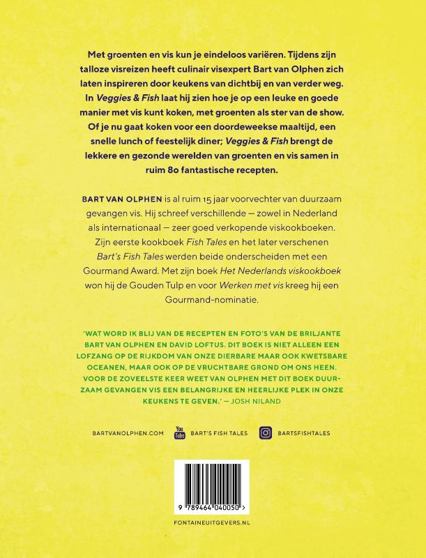 Veggies & Fish achterkant