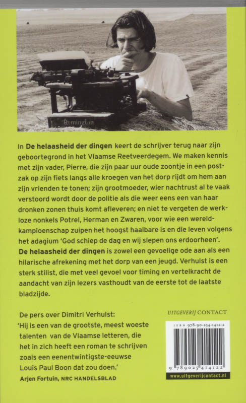 De Helaasheid Der Dingen achterkant