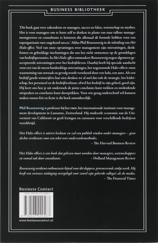 Het Halo-Effect achterkant