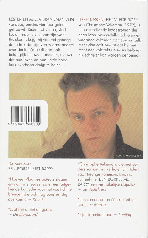 Lege jurken achterkant