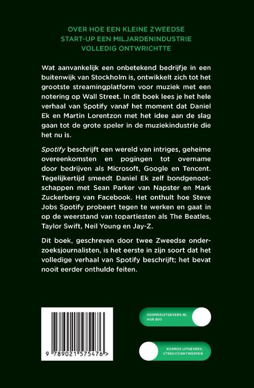 Spotify achterkant