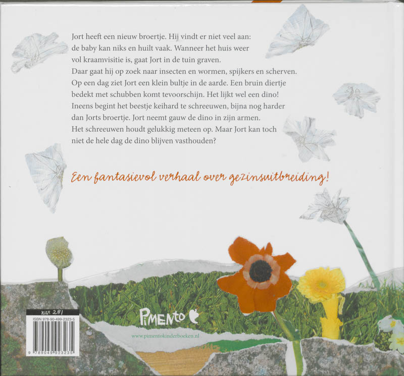 Help, Een Dino In De Tuin! achterkant