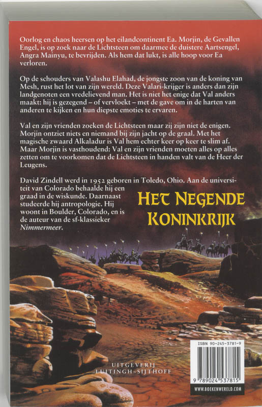 Het Negende Koninkrijk / Ea Cyclus / 1 achterkant