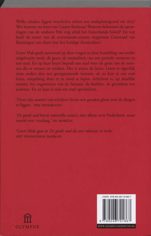 De goede stad / Olympus achterkant