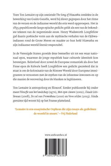 Het lied van Hiawatha achterkant