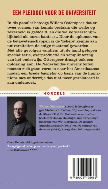 Weg met de wetenschap achterkant