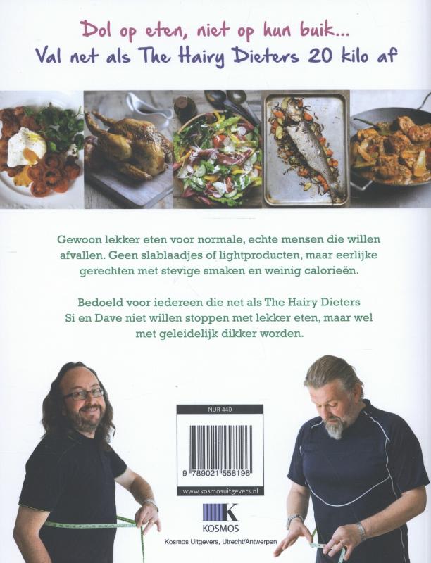 Echte mannen dieet voor iedereen met stevige trek / The Hairy Dieters / 1 achterkant