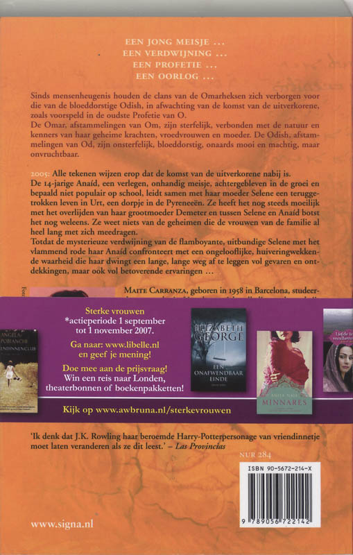 De clan van de wolvin / 1 De clan van de wolvin / Heksenoorlog / 1 achterkant