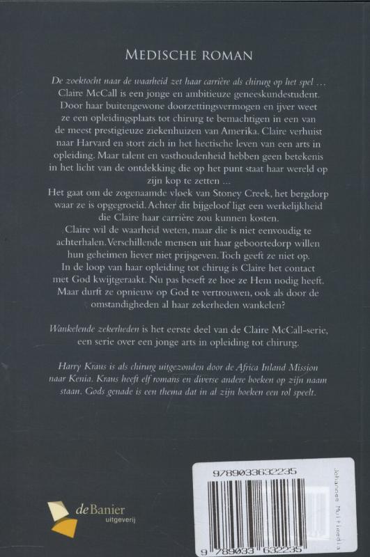 Wankelende zekerheden / Claire McCall / 1 achterkant