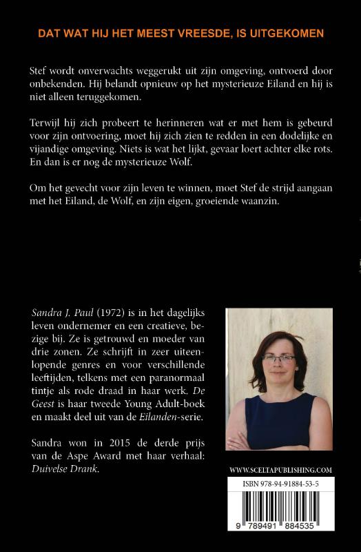 De eilanden 3 - De wolf achterkant