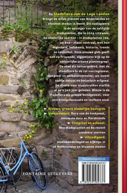 Stadsflora van de Lage Landen achterkant