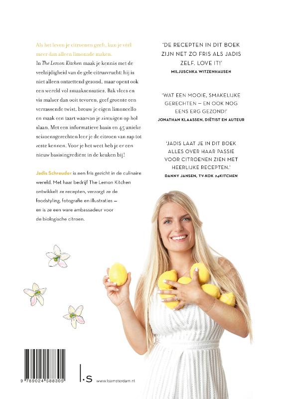 The Lemon Kitchen kookboek achterkant