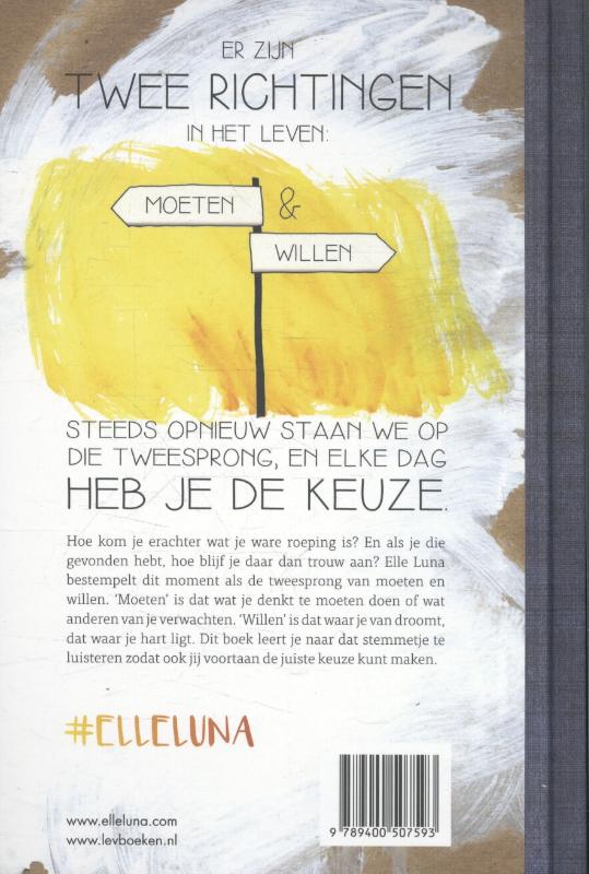 Op de tweesprong van moeten en willen achterkant