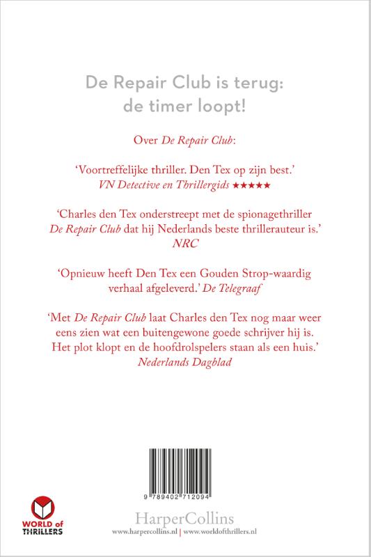 Trauma / De Repair Club / 2 achterkant