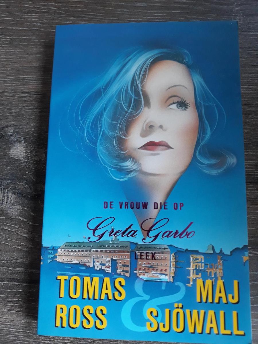 VROUW DIE OP GRETA GARBO LEEK