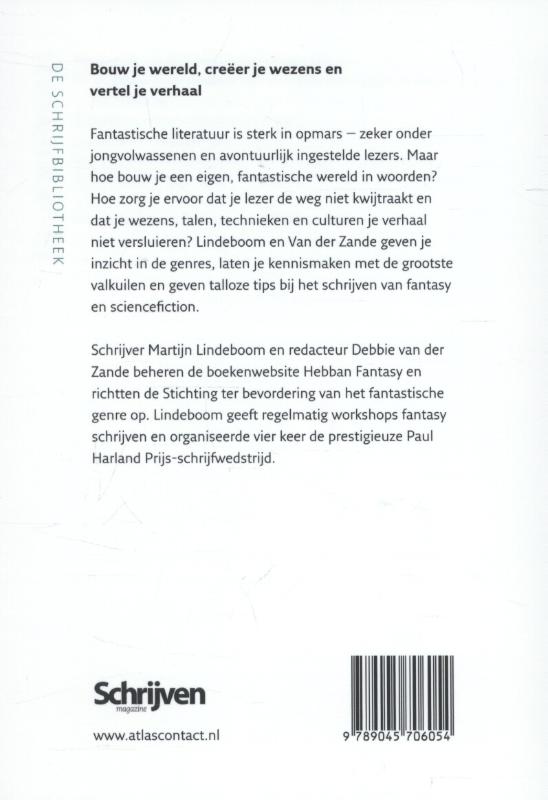 De schrijfbibliotheek - Hoe schrijf je fantasy en sciencefiction? achterkant
