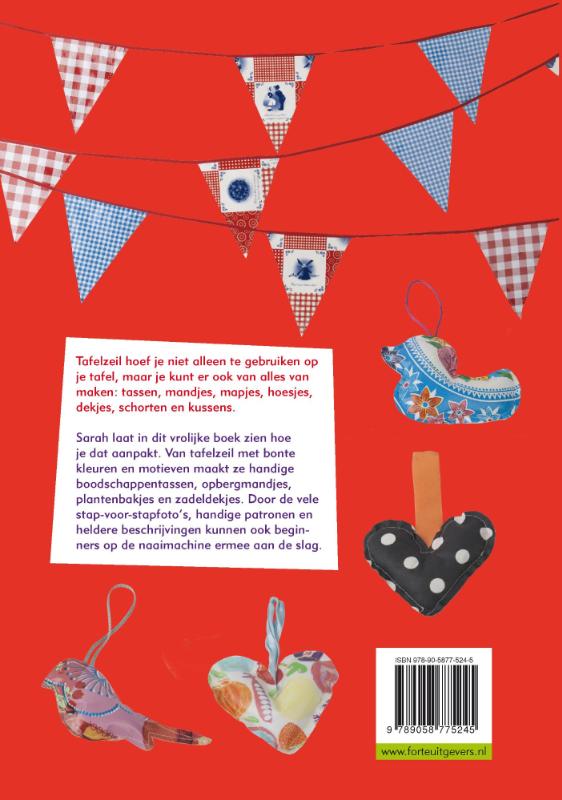 Forte Boek - Kleurrijk en vrolijk tafelzeil Kolenberg achterkant