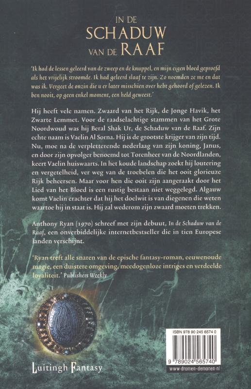 De torenheer / In de Schaduw van de Raaf / 2 achterkant