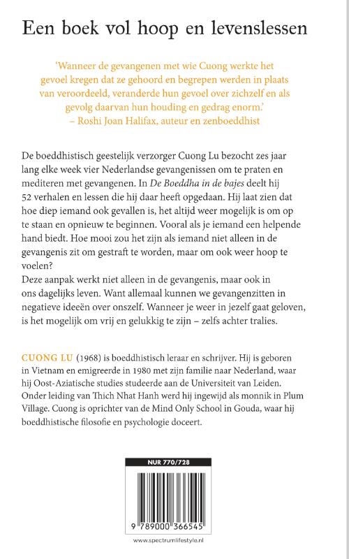 De boeddha in de bajes achterkant