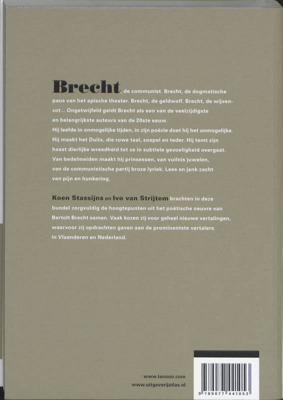 De mooiste van Brecht achterkant