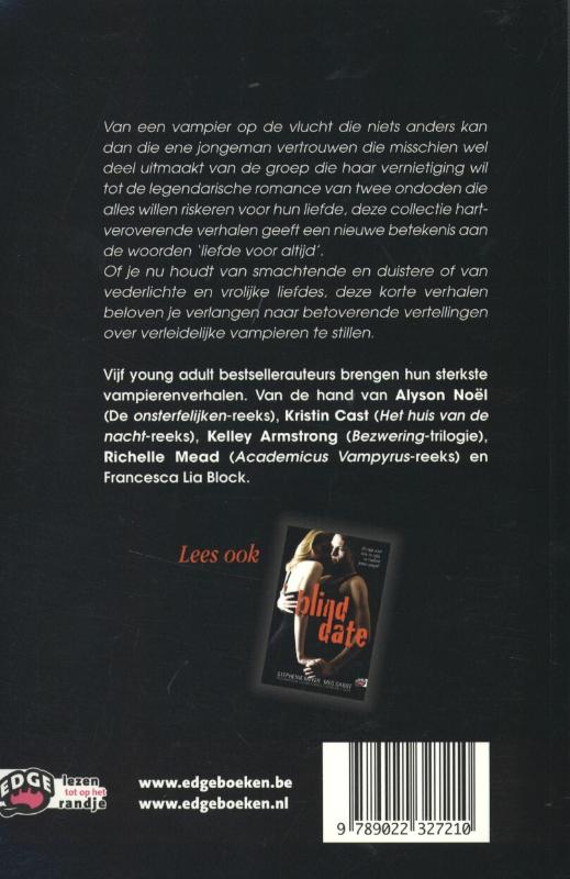 Verliefd op een vampier achterkant