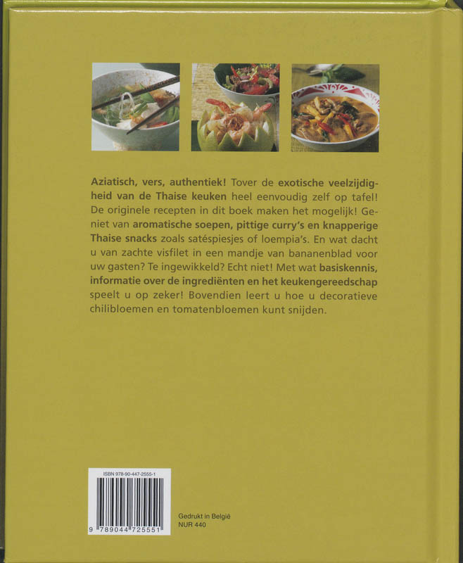 Thais koken / Easy cooking achterkant