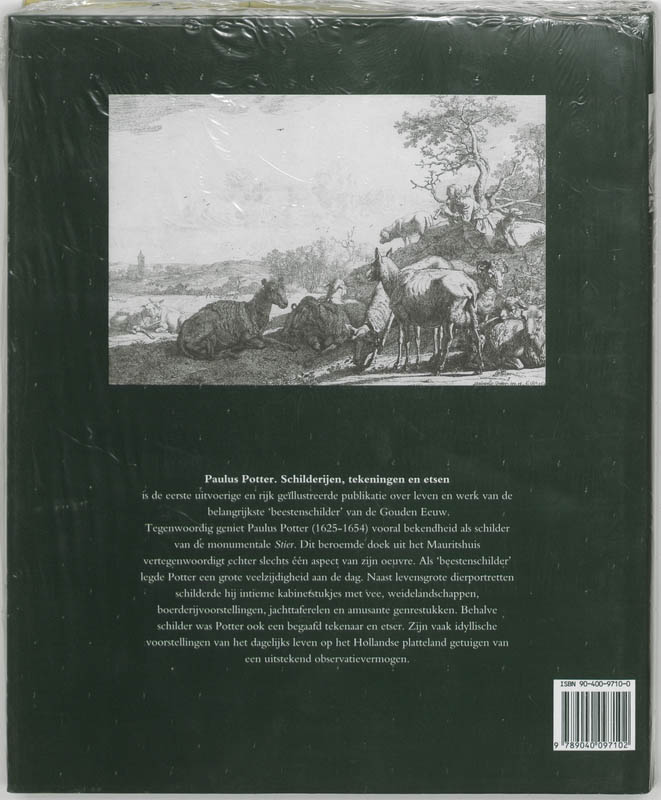 Paulus Potter Beestenschilder achterkant