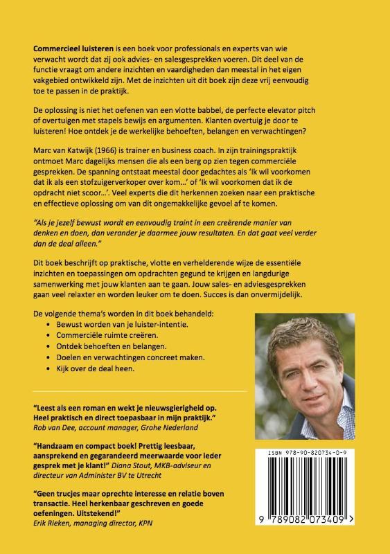 Commercieel luisteren achterkant