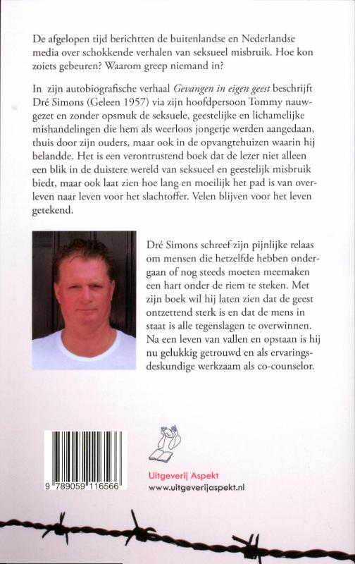 Gevangen in eigen geest achterkant