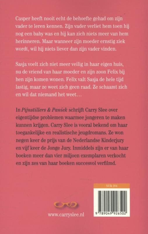 Pijnstillers en paniek achterkant