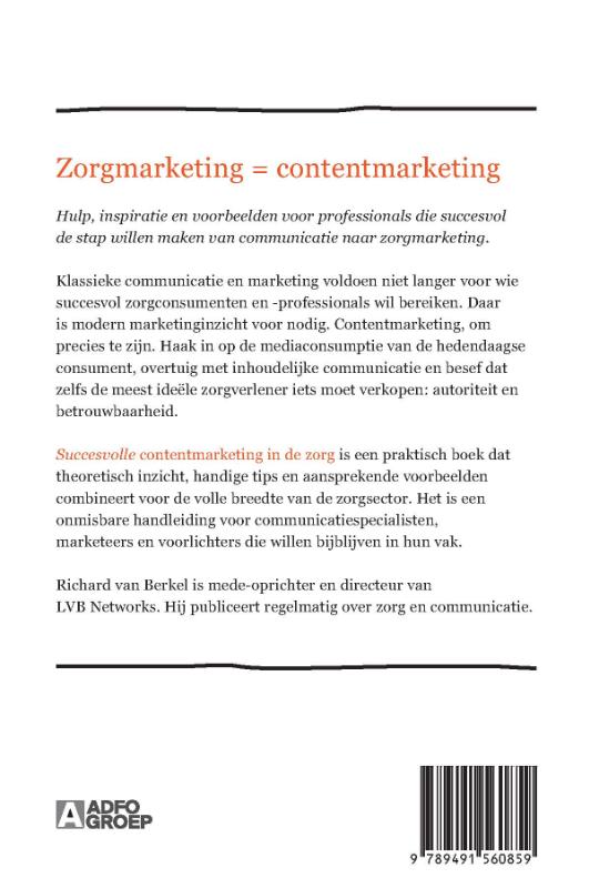 Succesvolle content marketing in de zorg achterkant