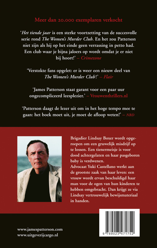 Het tiende jaar / Women's Murder Club / 10 achterkant