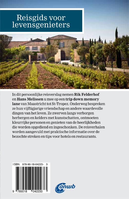 Reisgids voor levensgenieters achterkant