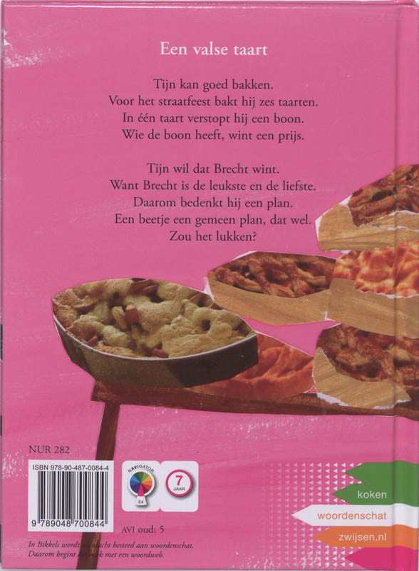 Bikkels - de valse taart achterkant