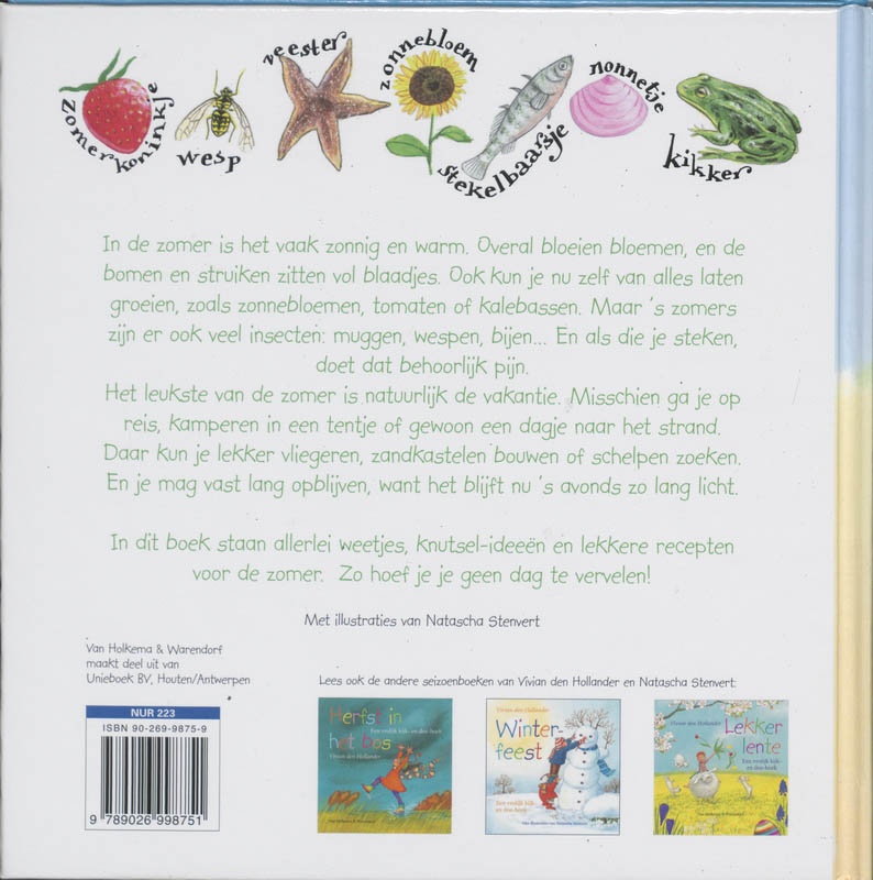 Zin In Zomer achterkant