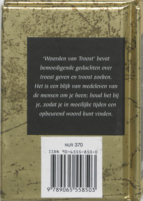 Woorden van troost / Gouden woorden achterkant