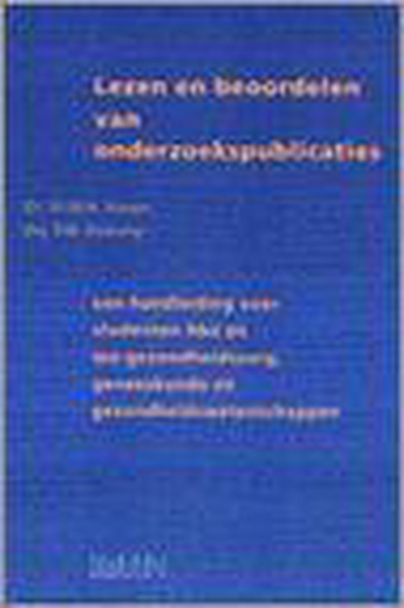 Lezen en beoordelen van onderzoekspublicaties